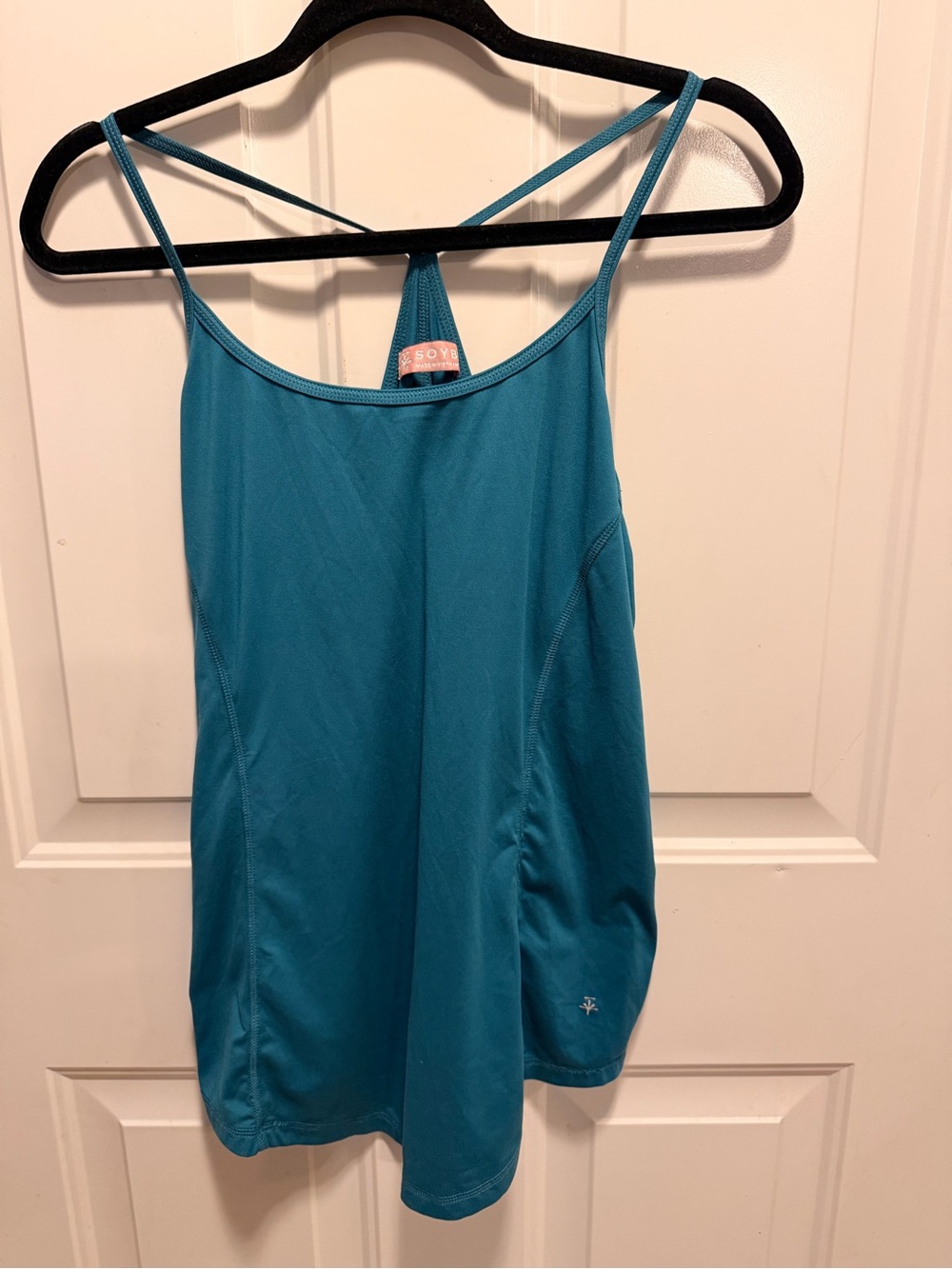 Soybu Teal Strappy Racerback Camisole